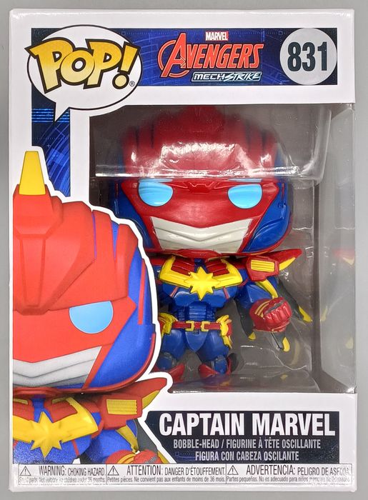 831 Captain Marvel - Marvel Mech Strike Funko POP
