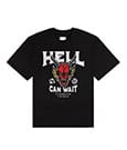 Stranger Things T-Shirt Hell Can Wait (black) Size S