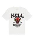 Stranger Things T-Shirt Hell Can Wait (white) Size XL