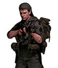 Platoon Action Figure 1/6 Staff Sergeant Barnes 30 cm