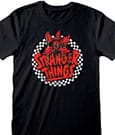 Stranger Things T-Shirt Checkered Circle Size L