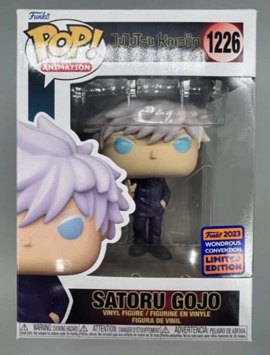 1226 Satoru Gojo (Unmasked) - Jujutsu Kaisen - 2023 Con Funko POP