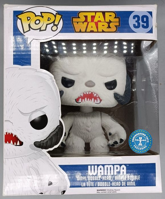39 Wampa - 6 Inch Flocked - Star Wars - Box Damaged Funko POP FanofThings.co.uk