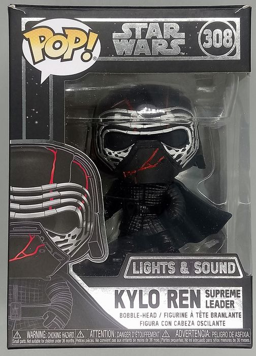 308 Kylo Ren (Supreme Leader Lights & Sound) Star Wars Box Damaged Funko POP Funko