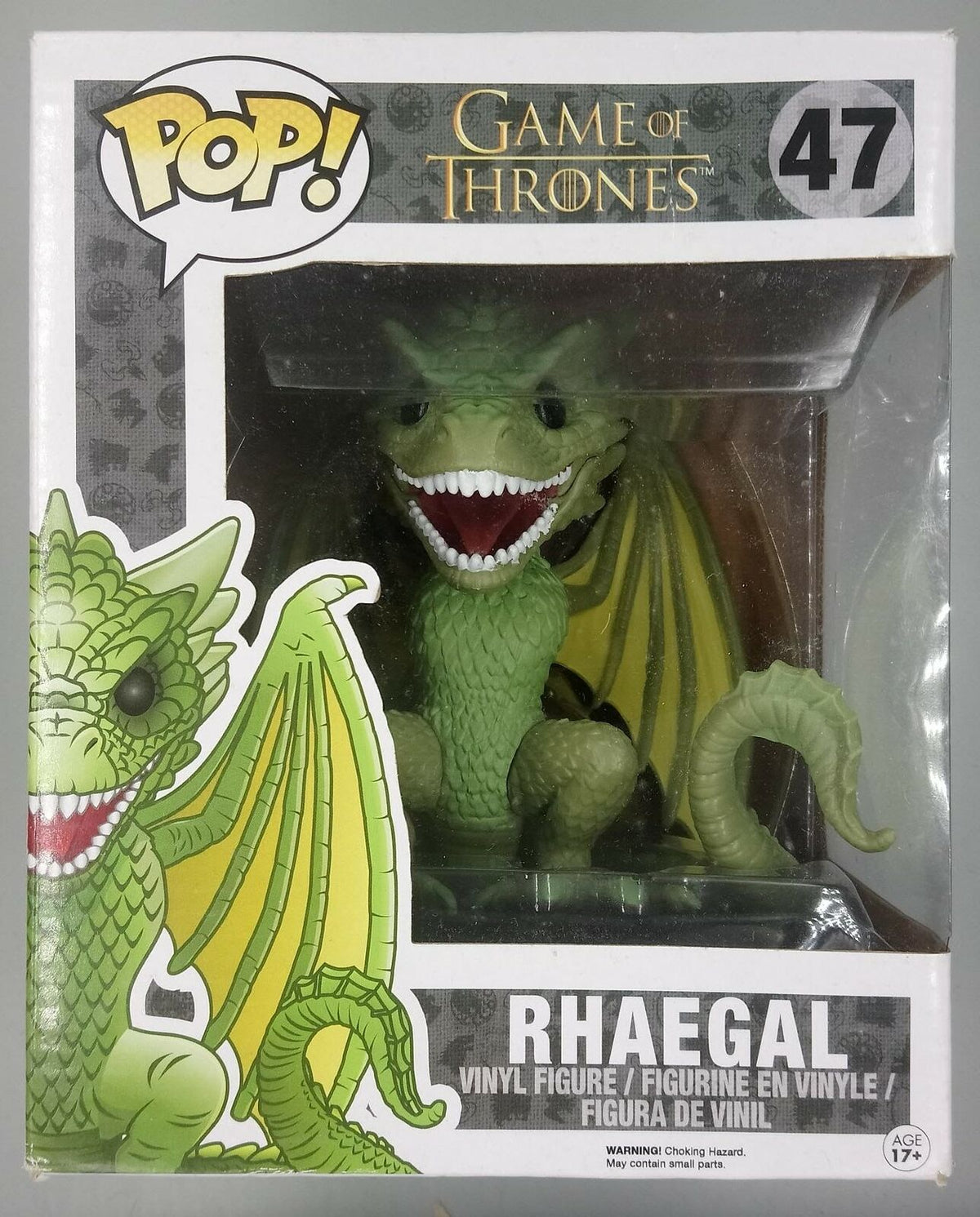 47 Rhaegal - 6 Inch - Game of Thrones - Damaged Box Funko POP Funko