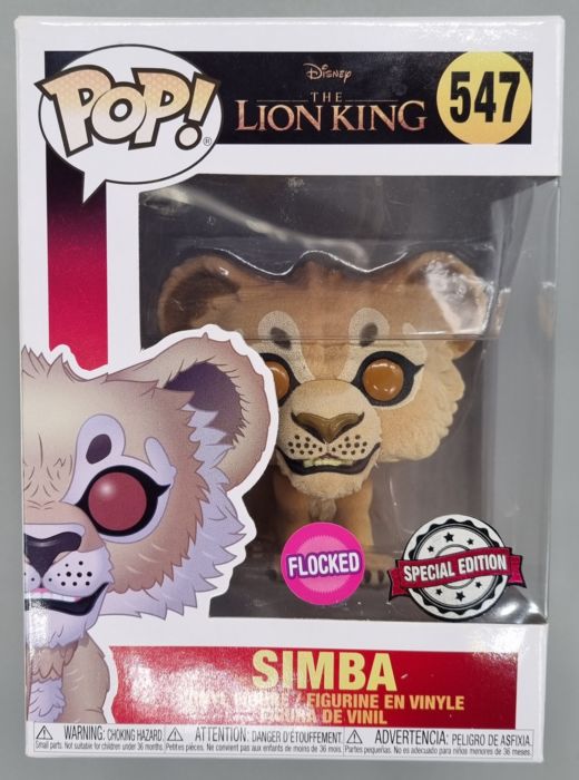 547 Simba - Flocked - Disney The Lion King Funko POP Funko