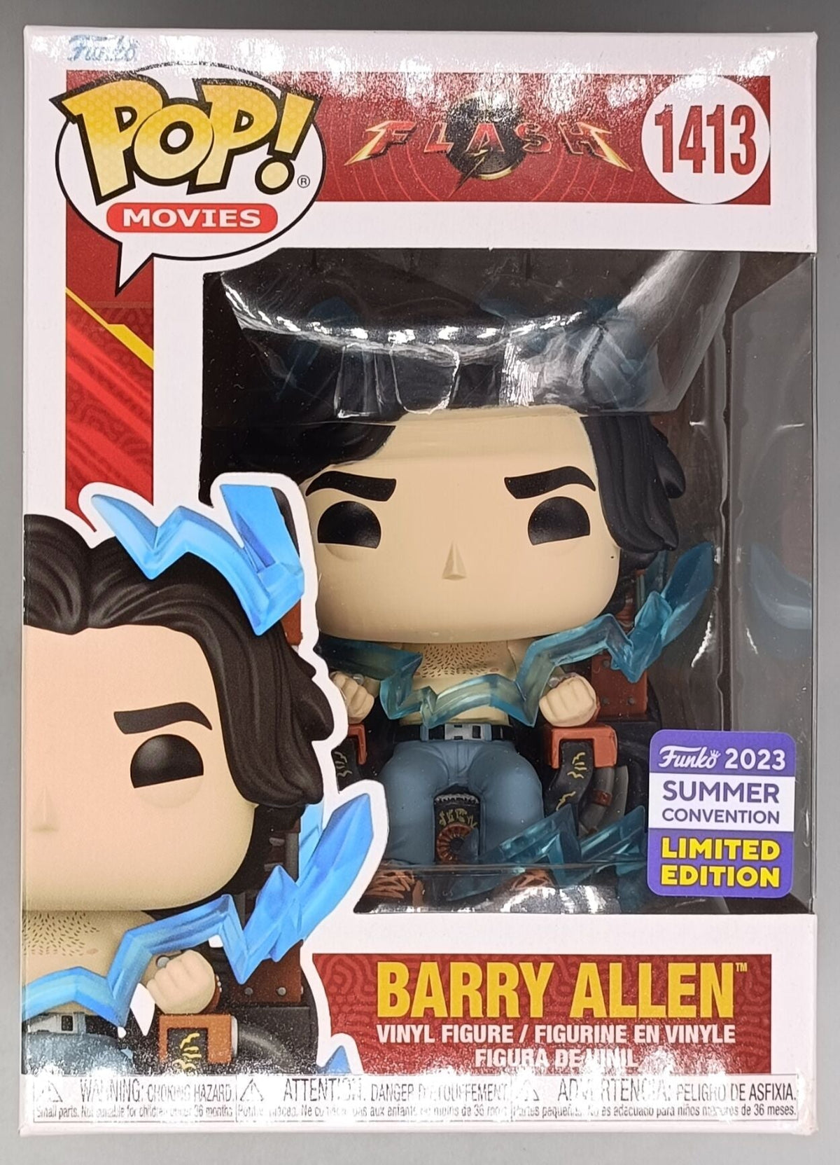 1413 Barry Allen (in Chair) - DC - The Flash - 2023 Con Funko POP Funko