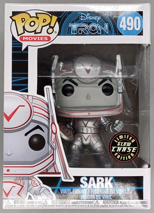 490 Sark - Metallic Glow Chase - TRON Funko POP Funko