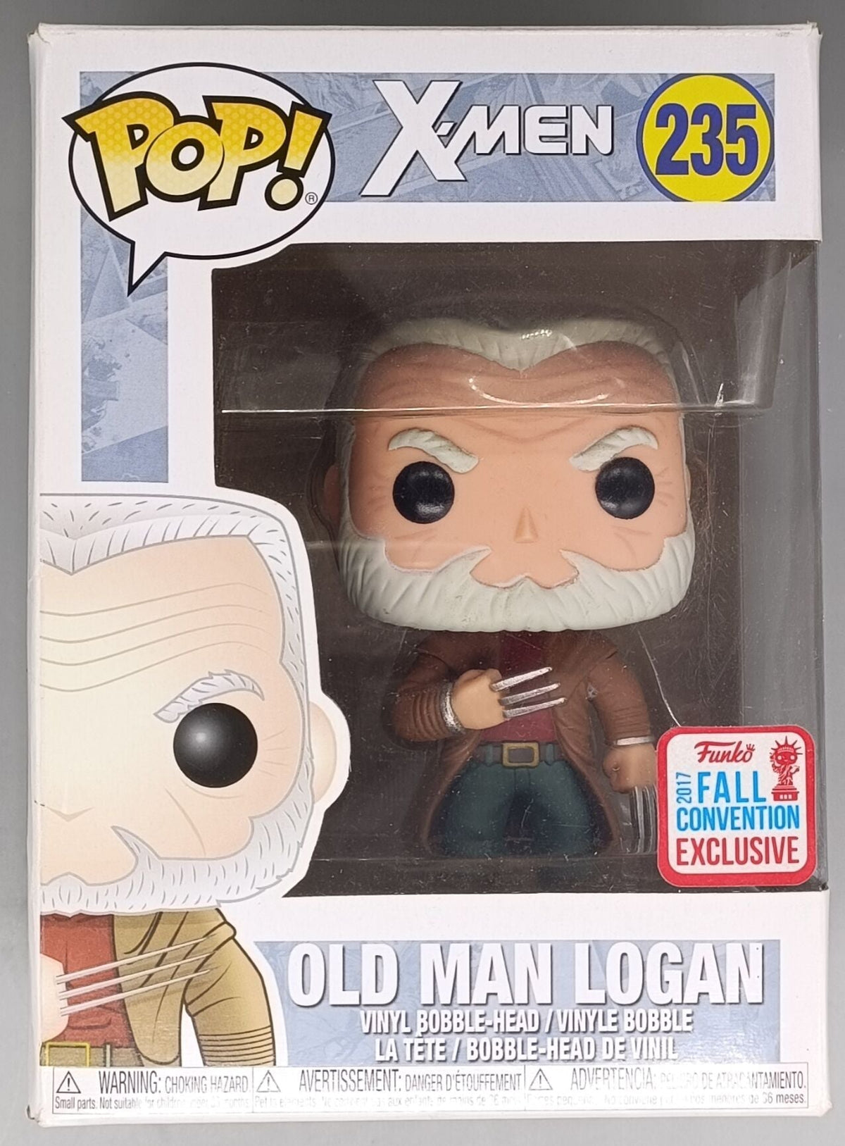 235 Old Man Logan - Marvel X-Men - 2017 Con - Funko POP - Box Damaged Funko