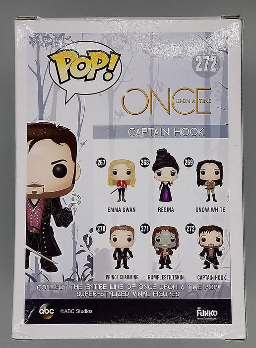 272 Captain Hook - Once Upon A Time - Box Damaged Funko POP