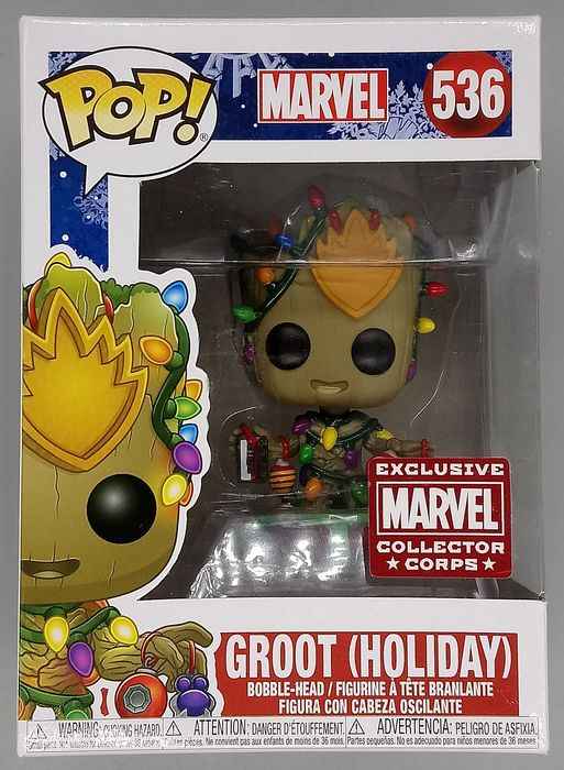 536 Groot (Holiday- Standing) - Marvel Collector Corps Funko POP Funko