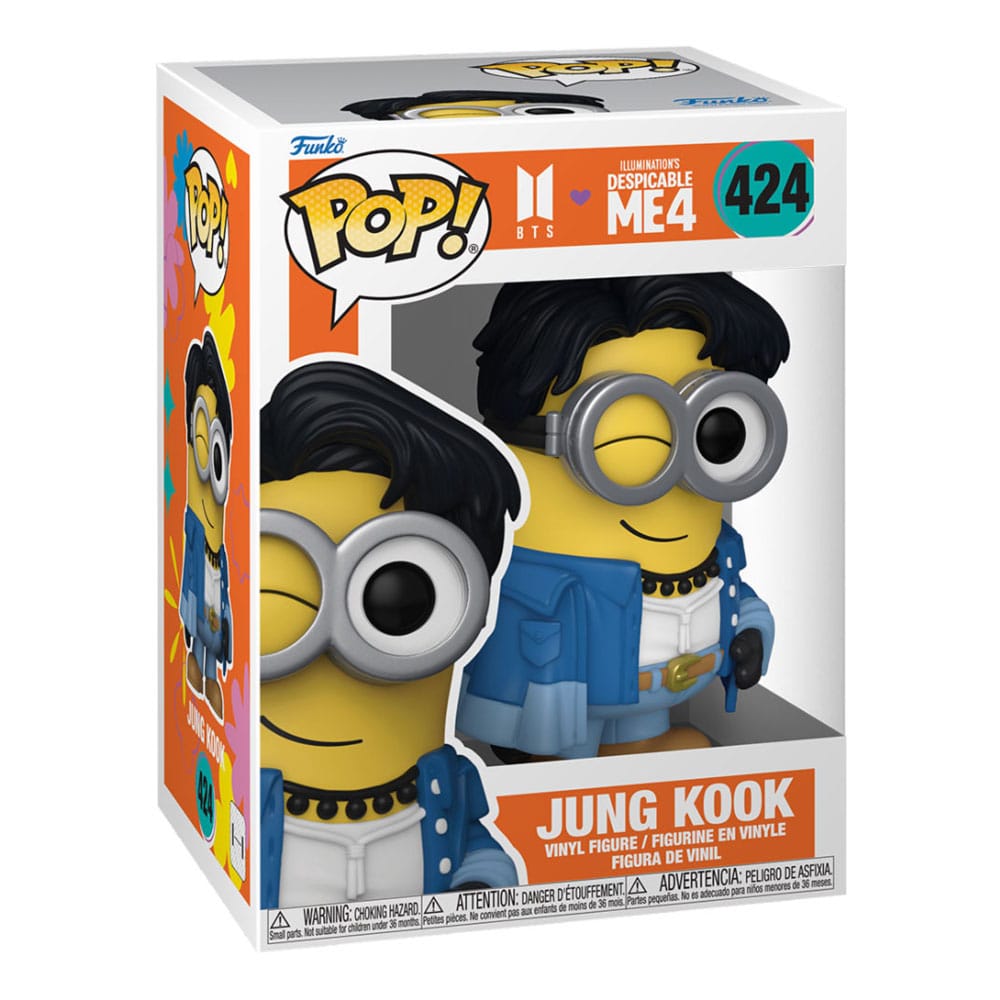 424 Jung Kook - Minions x BTS - Rocks Funko POP - Brand New