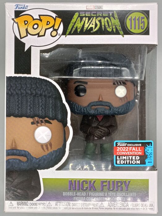 1115 Nick Fury - Marvel Secret Invasion - 2022 Con - Box Damaged Funko POP Funko