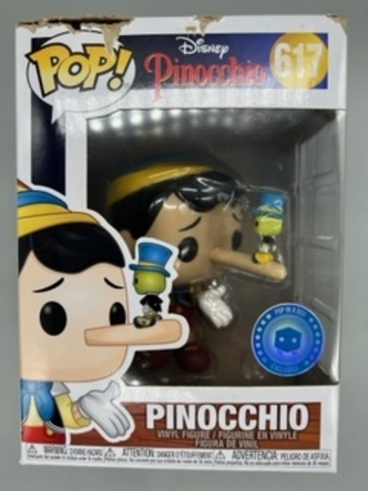 617 Pinocchio (Jiminy Cricket) Disney Pinocchio - Box Damaged Funko POP Funko