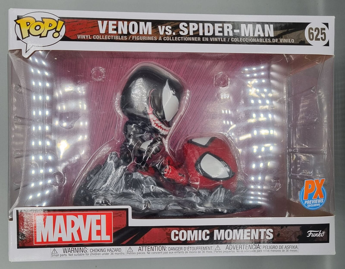 625 Venom vs. Spider-Man Comic Moment Metallic Marvel Funko POP Funko