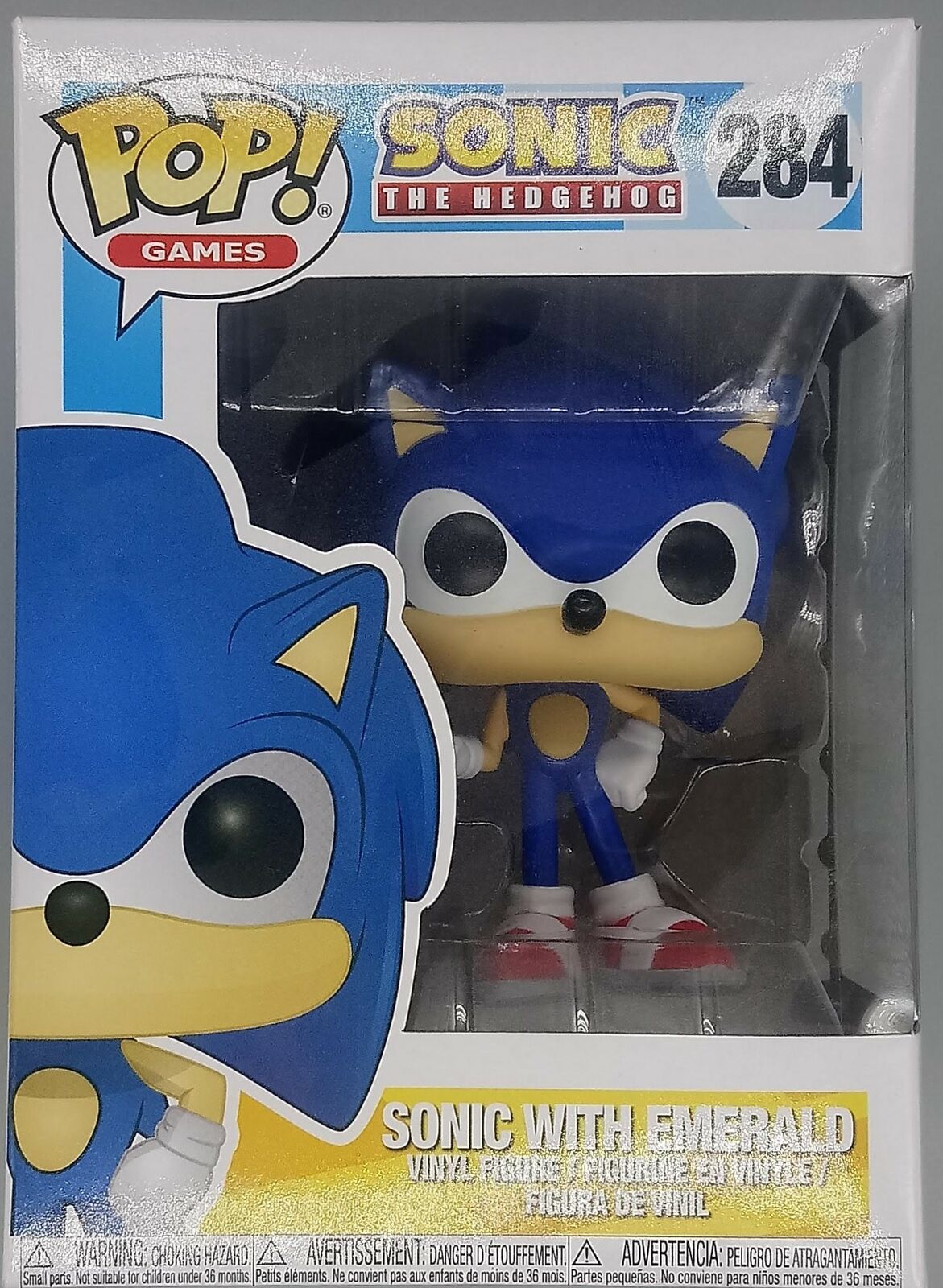 284 Sonic with Emerald - Sonic the Hedgehog Funko POP Funko