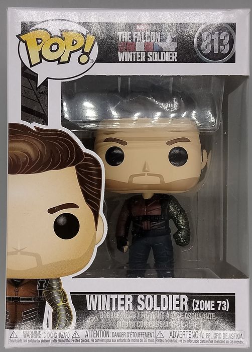 813 Winter Soldier (Zone 73) Marvel Falcon & Winter Box Damaged Funko POP