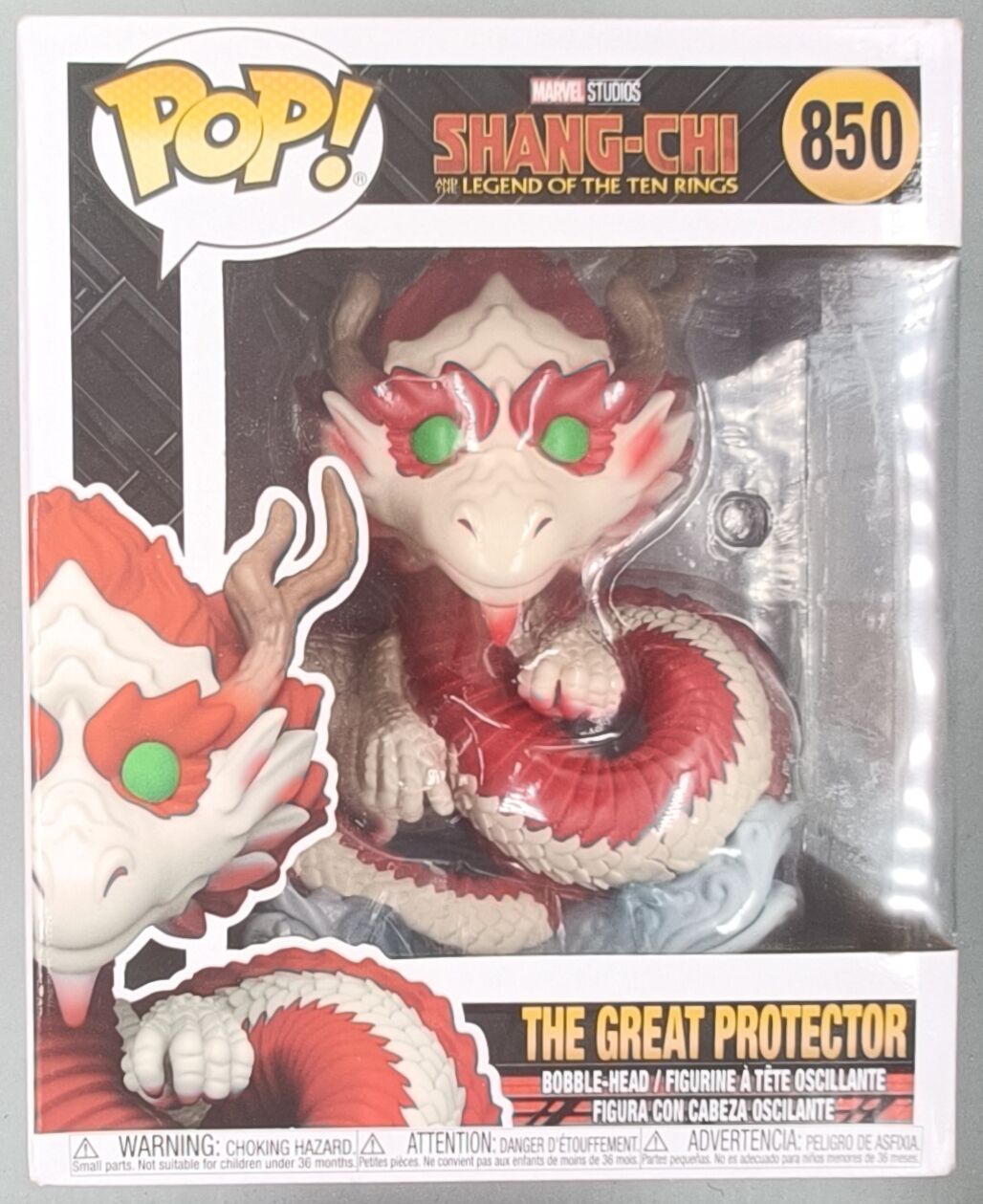 850 The Great Protector - 6 Inch - Marvel Shang-Chi Ten Rings - Funko POP - Box Damaged Funko