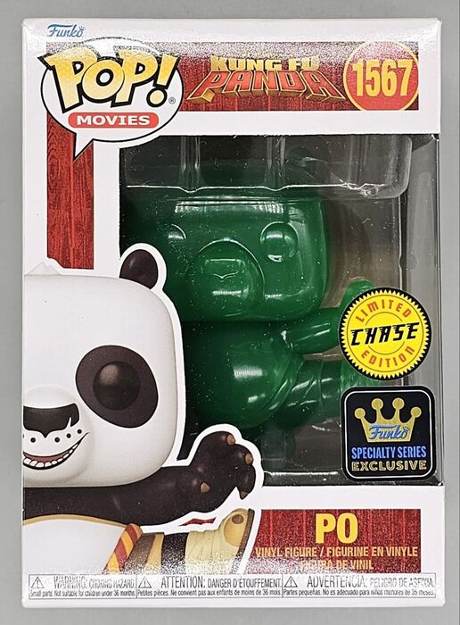 1567 Po - Kung Fu Panda - Jade Chase Edition - Box Damaged Funko POP Funko