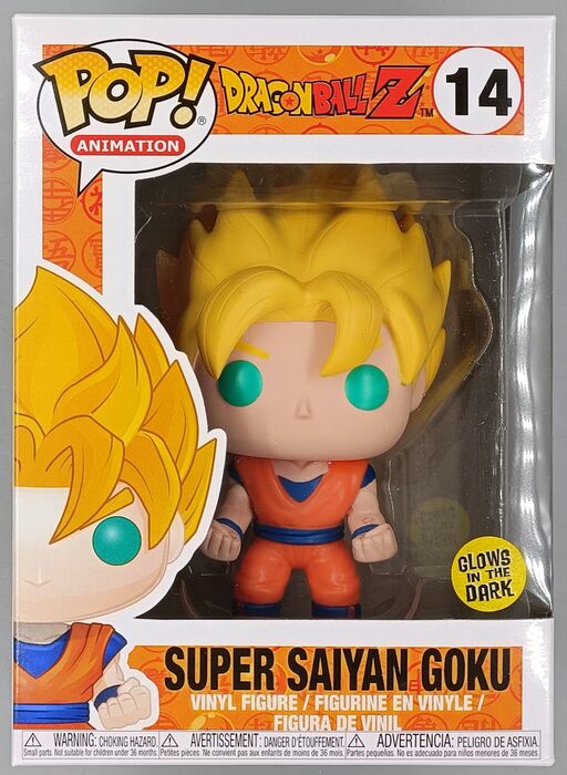 14 Super Saiyan Goku - Glow - Dragon Ball Z Funko POP Funko