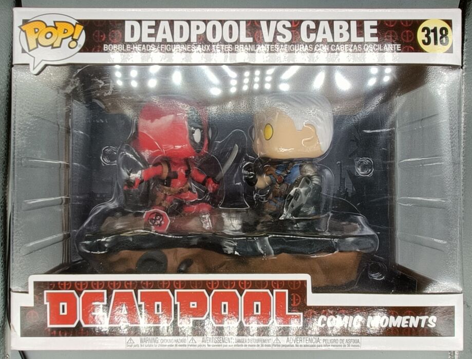 318 Deadpool vs. Cable - Comic Moment - Marvel - Box Damaged Funko POP Funko