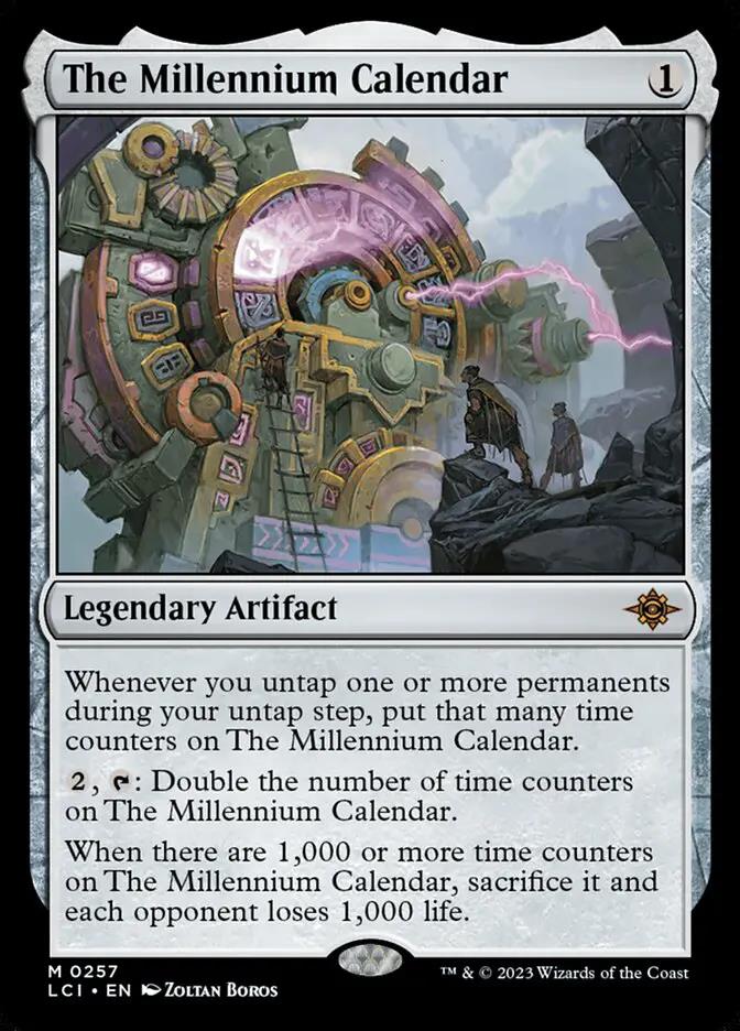 257 - The Millennium Calendar - The Lost Caverns of Ixalan - Normal - Magic: The Gathering Card