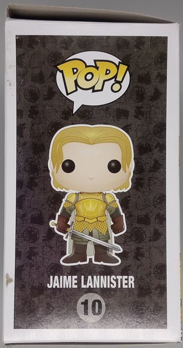 10 Jaime Lannister - Game of Thrones - Box Damaged Funko POP