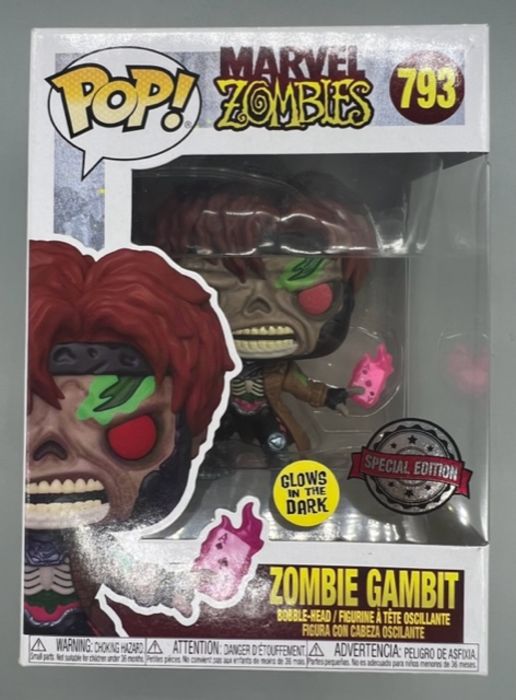 793 Zombie Gambit - Glow - Marvel Funko POP Funko