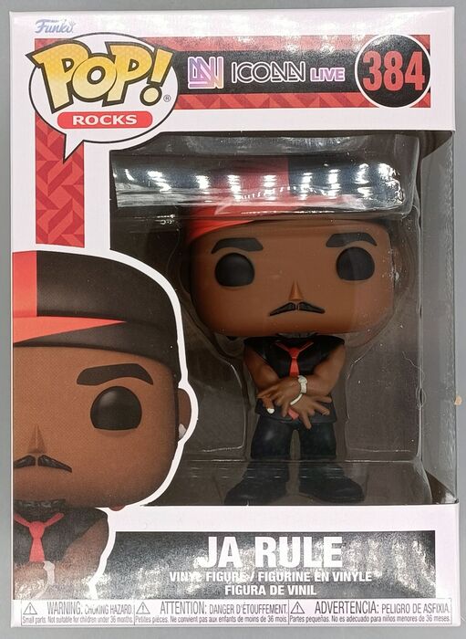 384 Ja Rule - Iconn Live - Rocks Funko POP - Brand New Funko