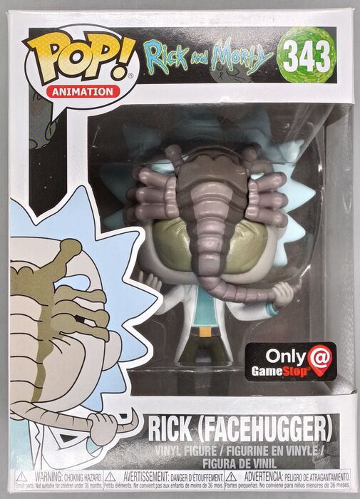 343 Rick (Facehugger) - Rick and Morty Funko POP Funko