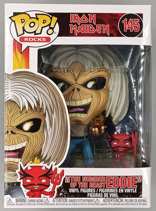 145 The Number of the Beast Eddie - Iron Maiden Funko POP (Box Damage) Funko
