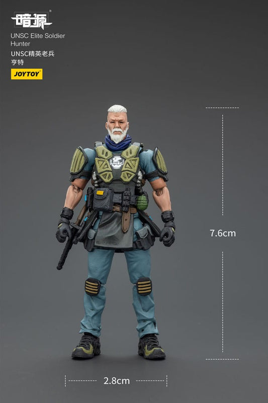 UNSC Dark Source Action Figure Elite Soldier Hunter 7 cm