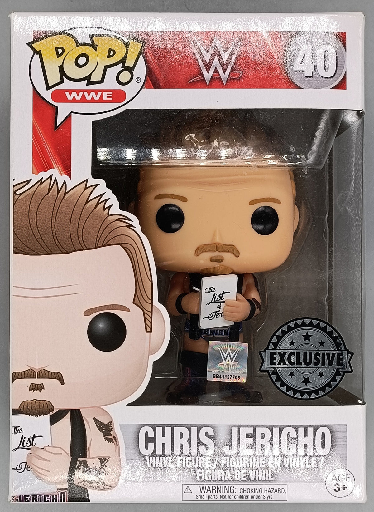 40 Chris Jericho (Blue Boots) - WWE - Box Damaged Funko POP Funko