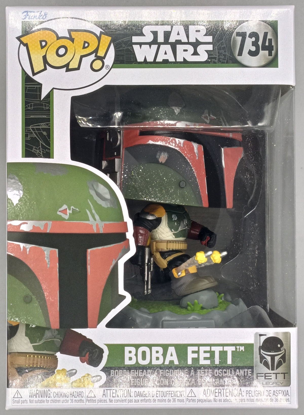 734 Boba Fett w/Rockets - Star Wars: Fett Legacy Funko POP - Brand New Funko
