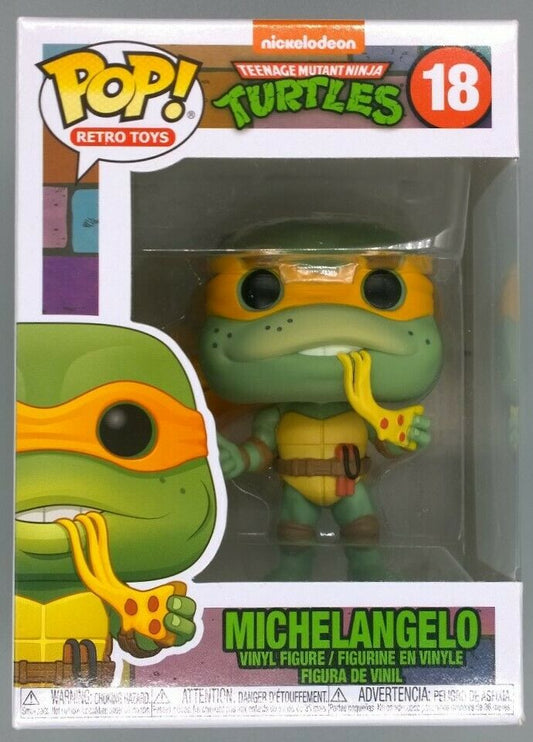18 Michelangelo (Retro) - Teenage Mutant Ninja Turtles 1990 Funko POP