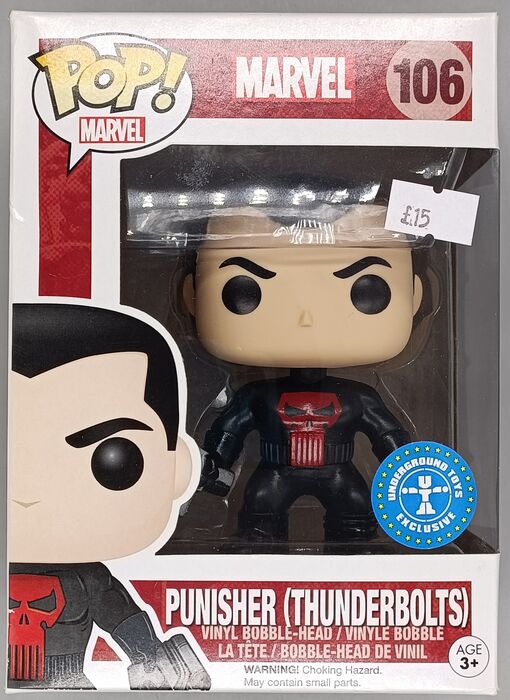 106 Punisher (Thunderbolts) Marvel - Exclusive Box Damaged Funko POP Funko