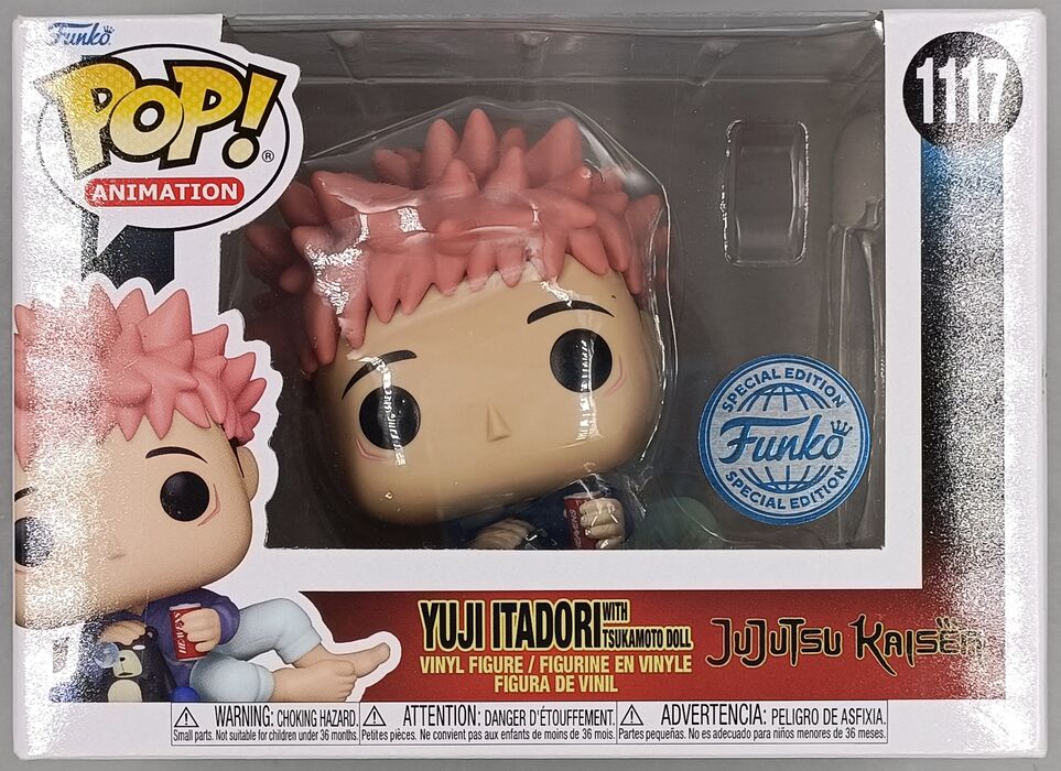 1117 Yuji Itadori (w/ Tsukamoto Doll) - Jujutsu Kaisen Funko POP Funko
