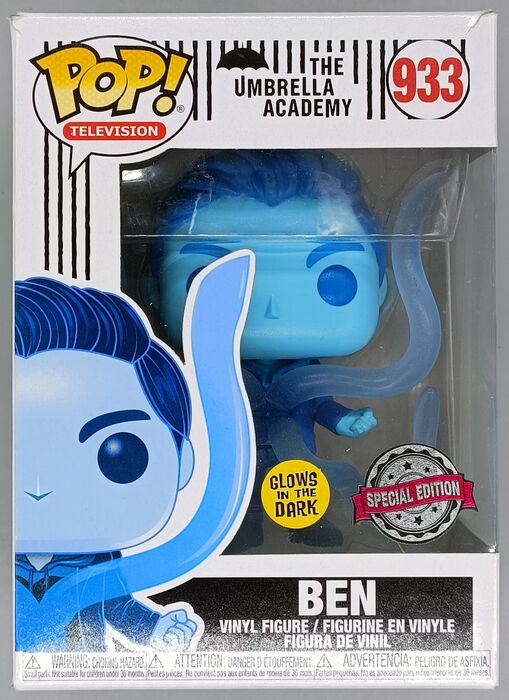 933 Ben - Glow - The Umbrella Academy - Box Damaged Funko POP Funko