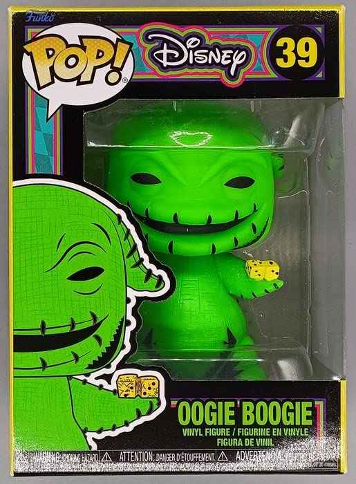 39 Oogie Boogie - Blacklight Disney TNBC - Funko POP - Box Damaged
