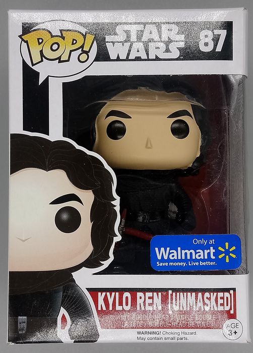 87 Kylo Ren (Unmasked) Star Wars - Box Damaged Funko POP Funko