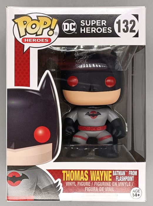 132 Thomas Wayne (Batman from Flashpoint) - DC Box Damaged Funko POP Funko