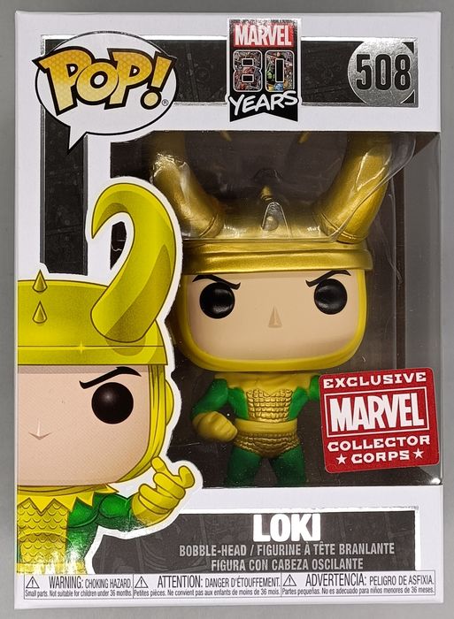508 Loki (First Appearance) - Marvel MCC Funko POP