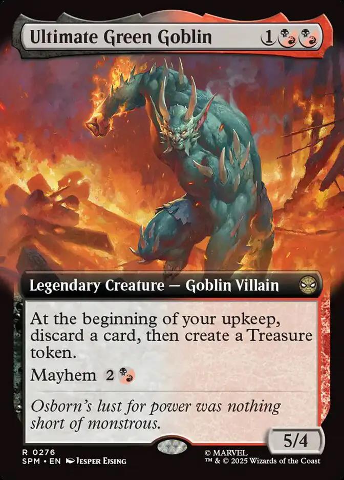 276 - Ultimate Green Goblin - Marvel's Spider-Man - Normal - Magic: The Gathering Card