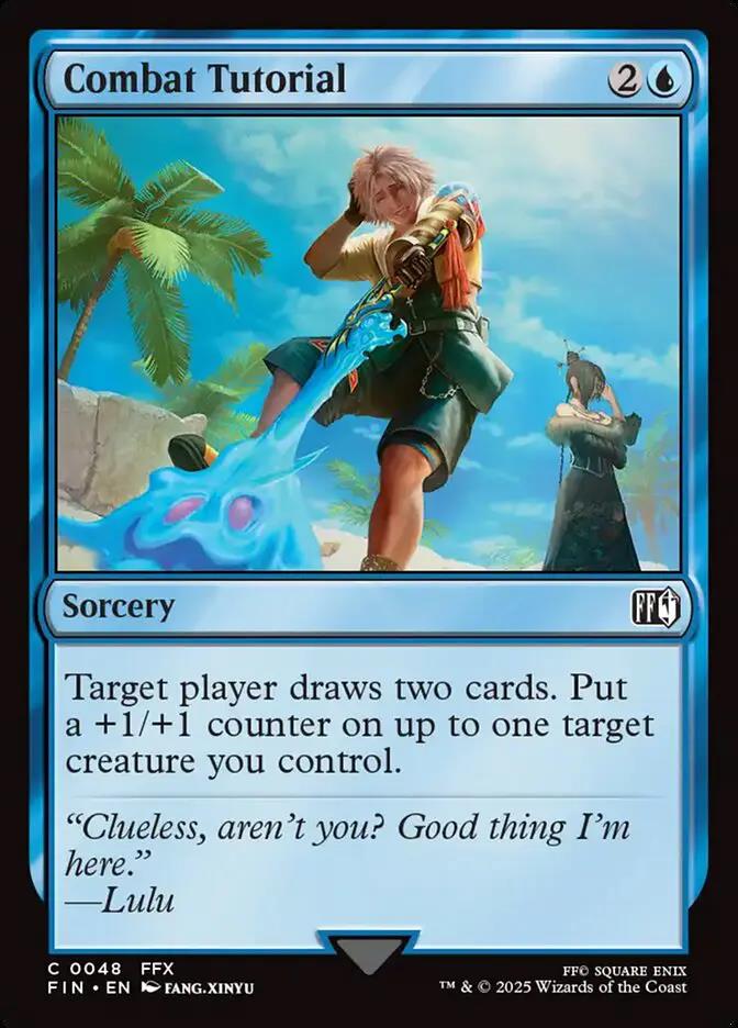 48 - Combat Tutorial - Final Fantasy - Normal - Magic: The Gathering Card