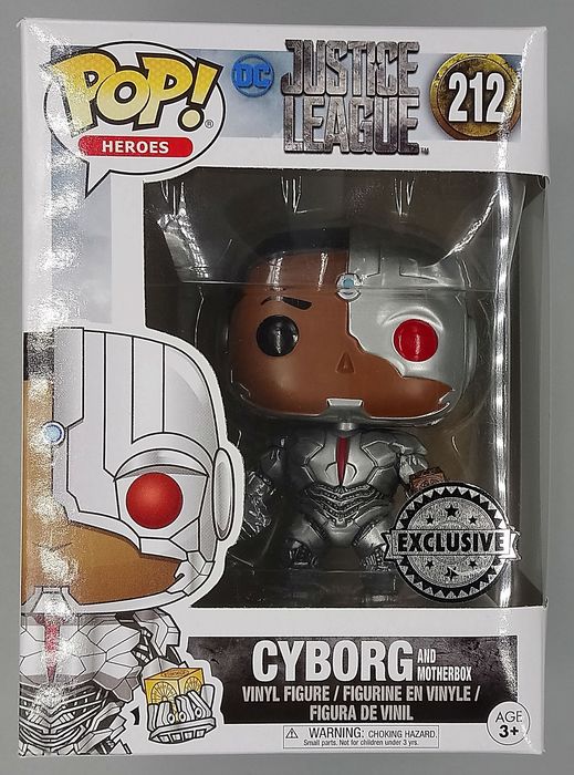 212 Cyborg (and Motherbox) - Justice League Funko POP Funko