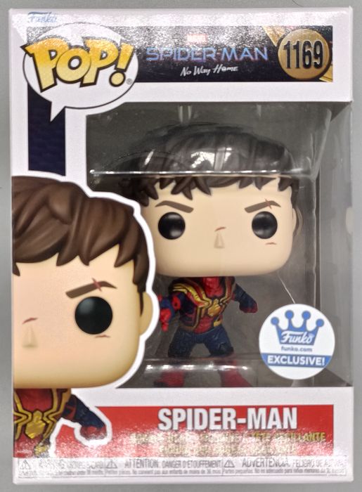 1169 Spider-Man (Unmasked) Marvel No Way Home Funko POP Funko