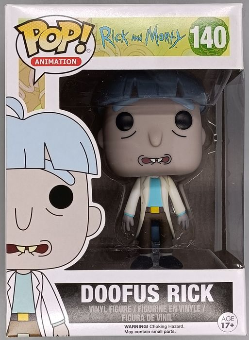 140 Doofus Rick - Rick and Morty - Box Damaged Funko POP Funko
