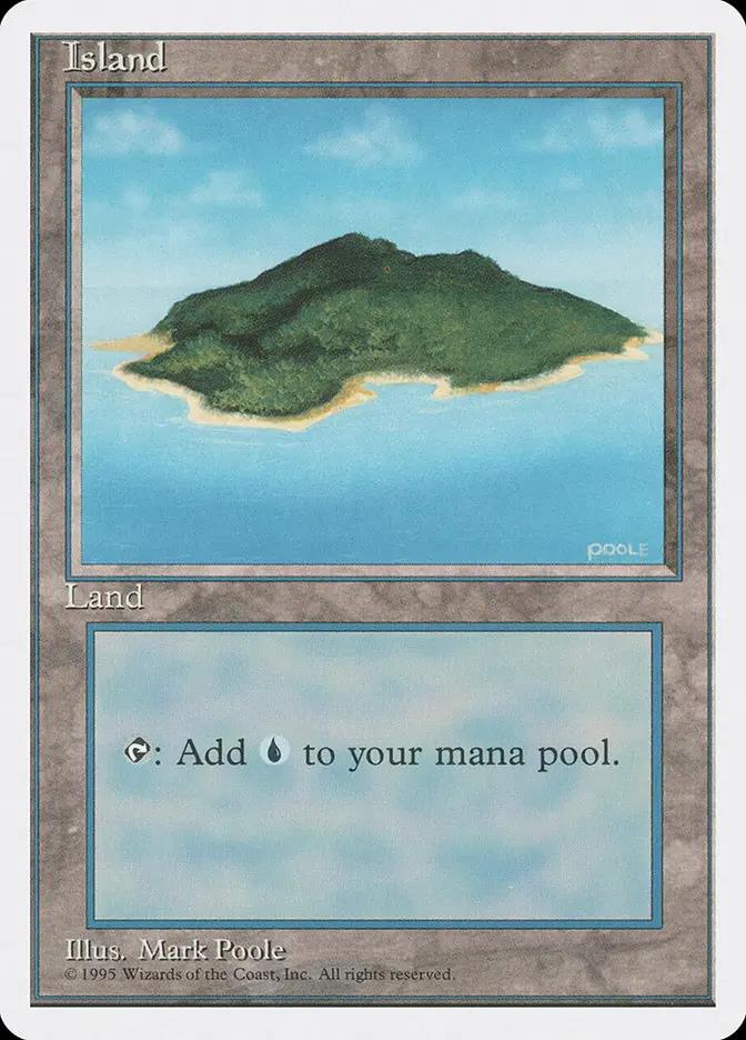 368 - Island - Fourth Edition - Normal - Magic: The Gathering Card
