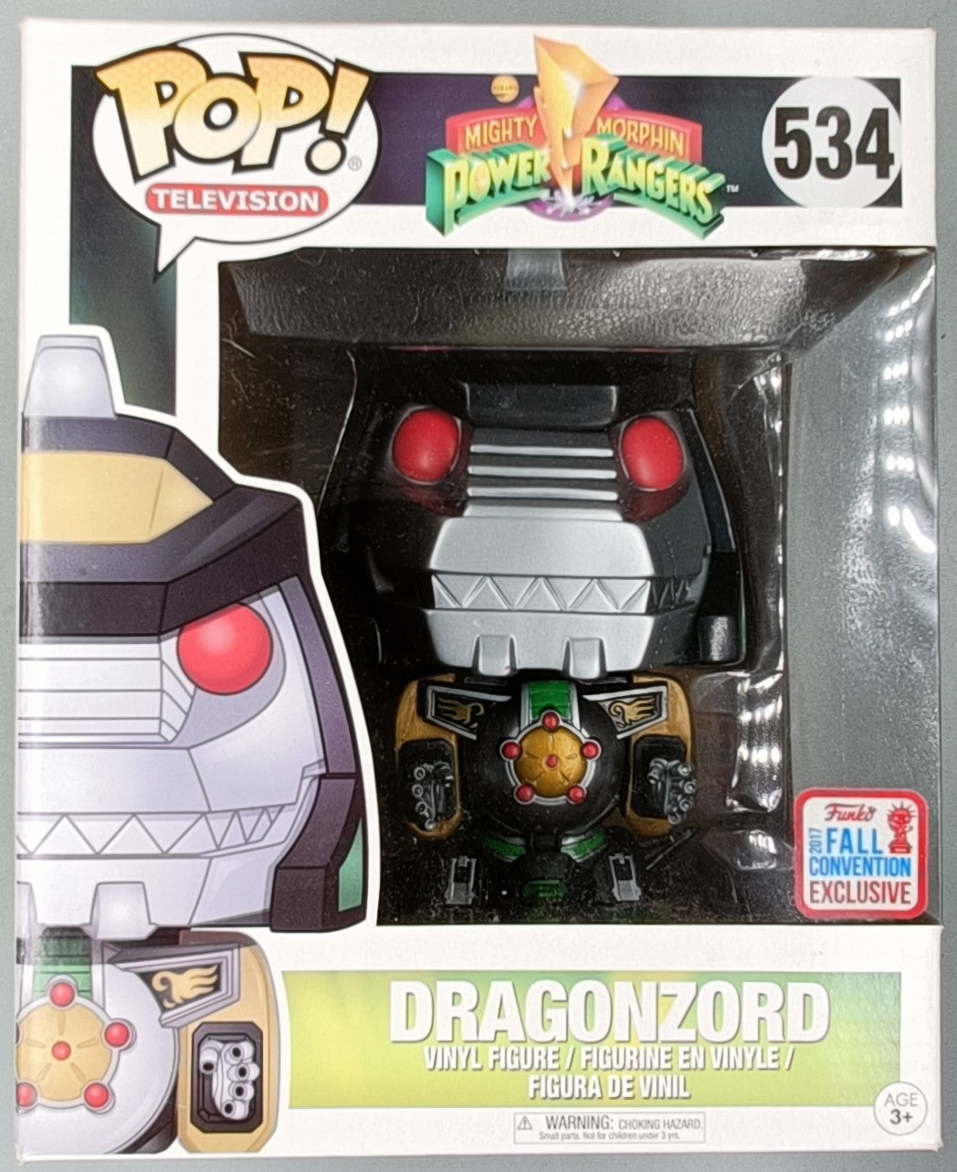 534 Dragonzord - 6 Inch - Power Rangers 2017 Con Box Damaged Funko POP Funko