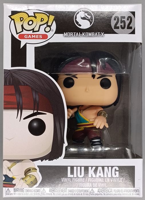 252 Liu Kang - Mortal Kombat X - Box Damaged Funko POP Funko
